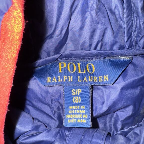 Polo Ralph Lauren Kids Boys Size 8 Navy Blue Duck Down Puffer - Picture 5 of 6